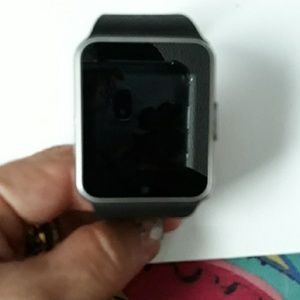 Black smart watch